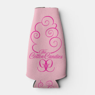CC Logo Pink on Pink Bottle Cooler