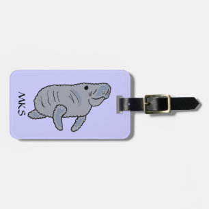 CC- Manatee Luggage Tag