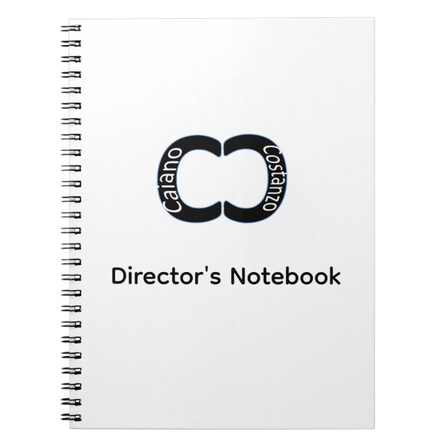 CC Productions Direcor's Notebook (Front)