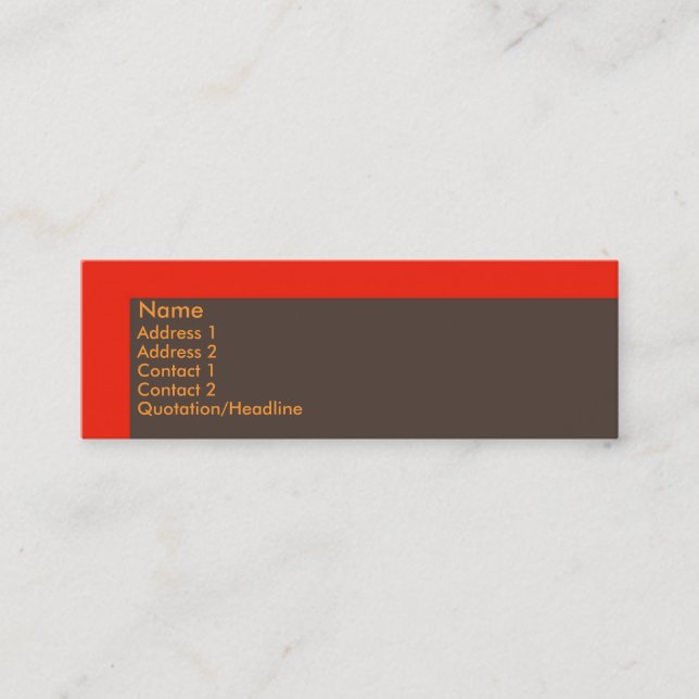 CC Profile Card (Front)
