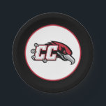 CC Thunderbird Logo Paper Plate<br><div class="desc">Step up your everyday swagger and show the world your undeniable school pride with this official Casper College Thunderbirds branding! Whether you are a dedicated student crushing your classes, a proud alumni representing your collegiate roots, or a passionate fan cheering on the team, this authentic merchandise is your absolute ultimate...</div>