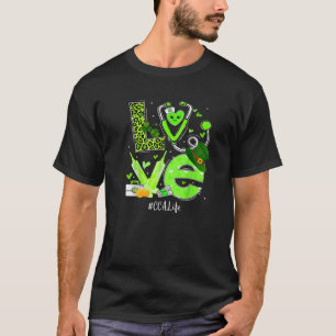 CCA Nurse Life Love Lucky St Patrick Day RN Nurse T-Shirt