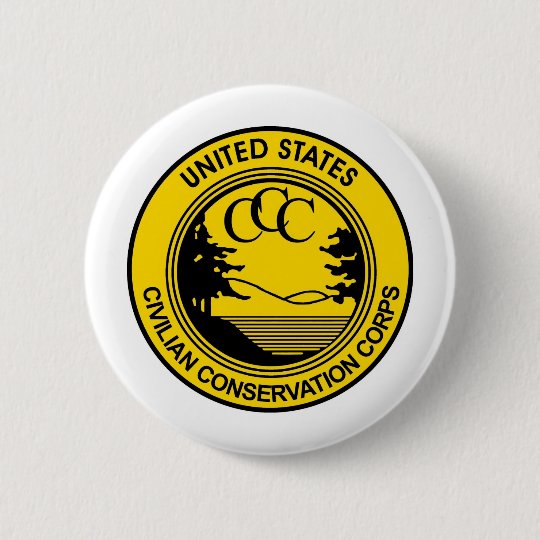 Ccc Civilian Conservation Corps Commemorative 6 Cm Round Badge Zazzle Co Nz Ccc Civilian Conservation Corps Commemorative 6 Cm Round Badge Zazzle Co Nz