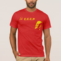 CCCP Hammer And Sickle Lenin Retro T Shirt