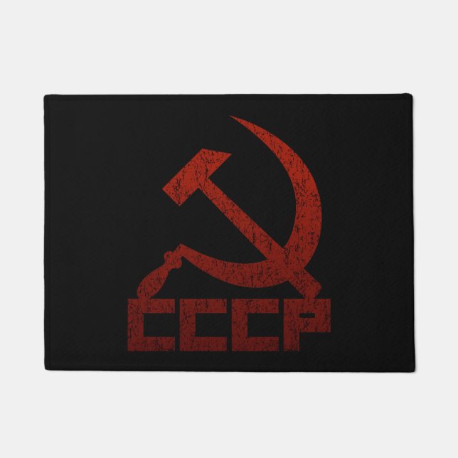 CCCP Hammer & Sickle Doormat (Front)