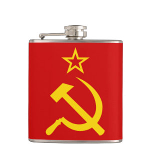 CCCP - Soviet Union Flag Hip Flask