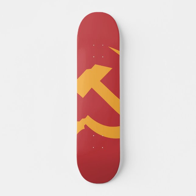 cccp ussr hammer and sickle skateboard (Front)