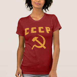 cccp vintage russian ussr hammer and sickle T-Shirt