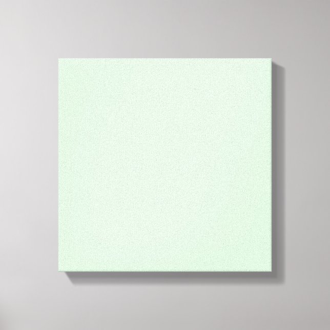 #CCFFCC Hex Code Web Colour Light Mint Green Canvas Print (Front)