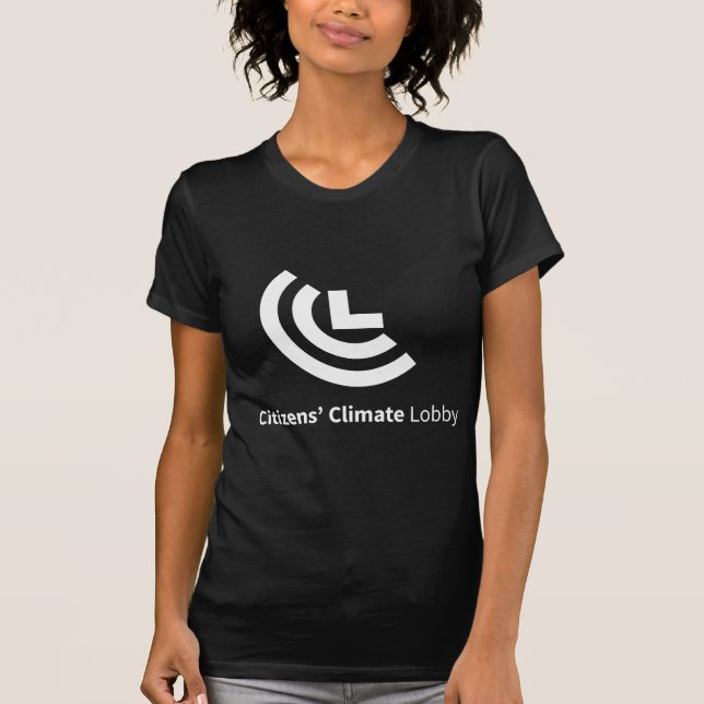 CCL Logo Black T-Shirt Ladies Cut (Front)