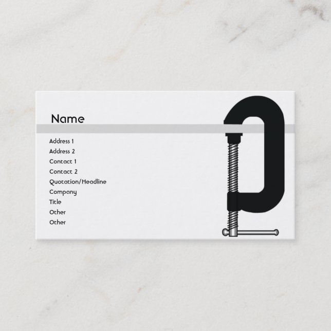 CClamp - Business Card (Front)