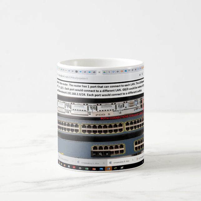 CCNA Router and Switches Coffee Mug (Center)