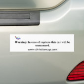 CCP message bumper sticker (On Car)