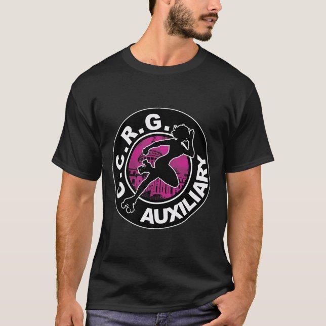 CCRG Men's Auxiliary Black T-Shirt (Front)