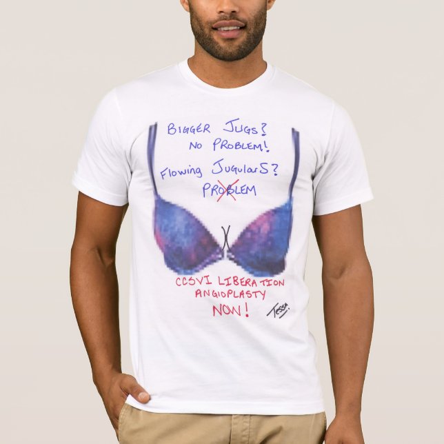 CCSVI Jugs or Jugulars T-Shirt (Front)