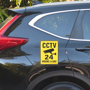 CCTV 24 Hours a Day Security Surveillance Sign 