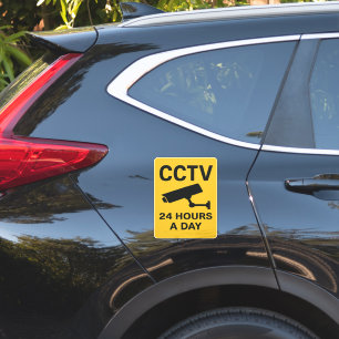 CCTV 24 Hours Surveillance Warning Sign 