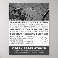 CCTV & Barbed Wire, CCTV Security Advertising