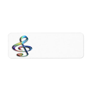 CD clef music custom label