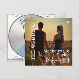CD Photo Cover Wedding Invitation