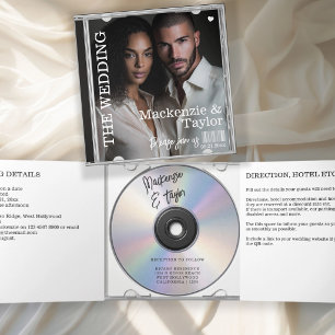 CD Photo Cover Wedding Invitation