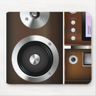 CD Player System Mouse Pad