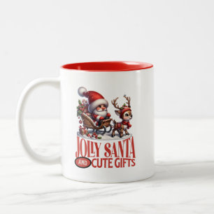 CDjollysantacute Two-Tone Coffee Mug
