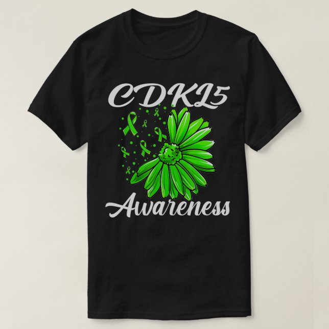 CDKL5 Awareness epileptic encephalopathy Related L T-Shirt (Design Front)