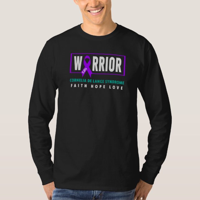 Cdls Warrior  Cornelia De Lange Syndrome Cdls Awar T-Shirt (Front)