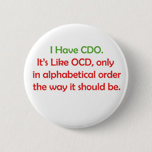 CDO 6 CM ROUND BADGE