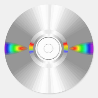 CD'S CLASSIC ROUND STICKER