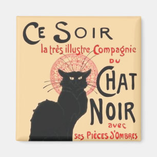 Ce Soir Le Chat Noir, Théophile Steinlen Magnet
