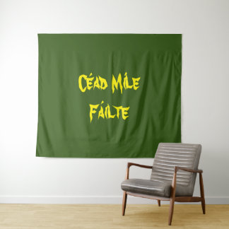 "Cead Mile Failte" Hundred Thousand Welcomes Tapestry