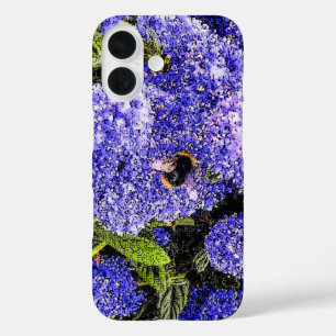 Ceanothus Flower Bee Photo iPhone 16 Case