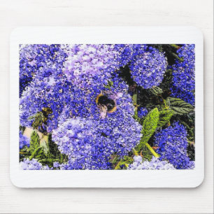 Ceanothus Flower Bee Photo Mouse Pad