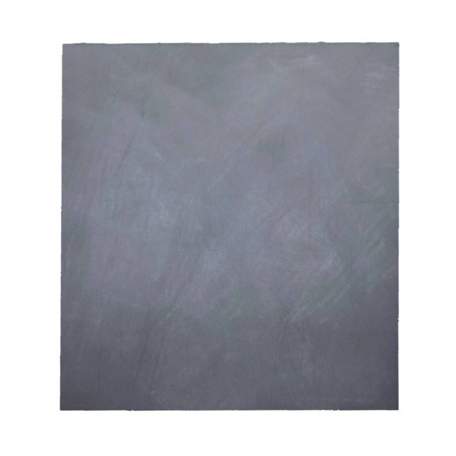 Ceate own Slate Chalkboard accessories - customise Notepad (Front)
