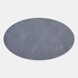 Ceate own Slate Chalkboard accessories - customise Oval Sticker