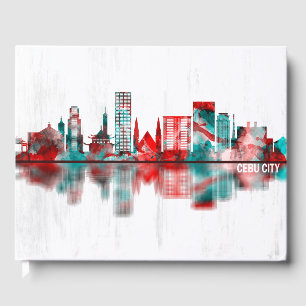 Cebu City Philippines Skyline Guest Book