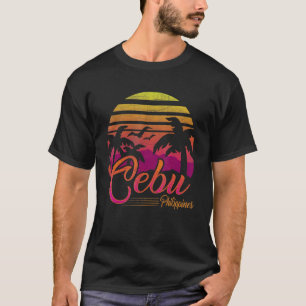 Cebu Philippines Beach Sunset Island Philippine Tr T-Shirt
