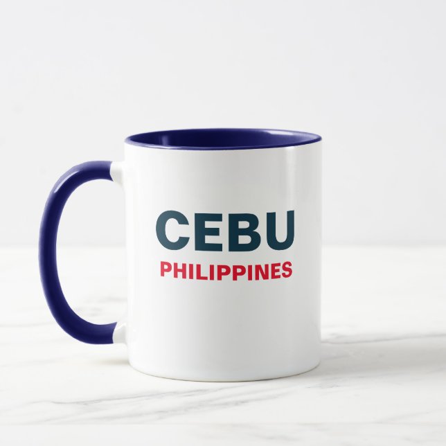 Cebu Philippines Coffee Mug (Left)