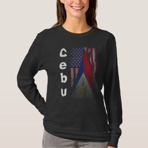 Cebu Philippines Retro Vintage Filipino & American T-Shirt