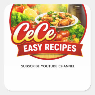 Cece Easy Recipes Stickers