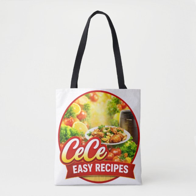 Cece Easy Recipes Tote Bag (Front)