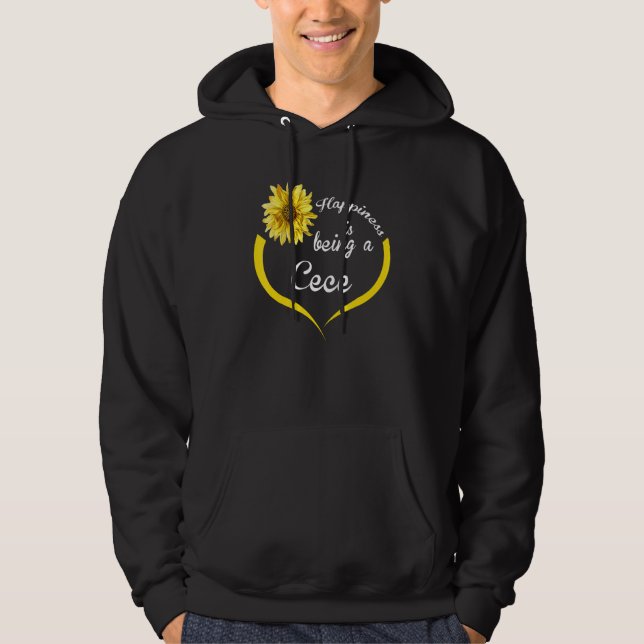 Cece  Happiness Is Being A Cece Hoodie (Front)