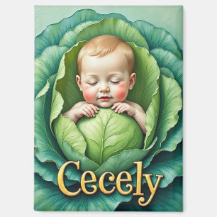 CECELY ~ In the Cabbage Patch ~  Magnet