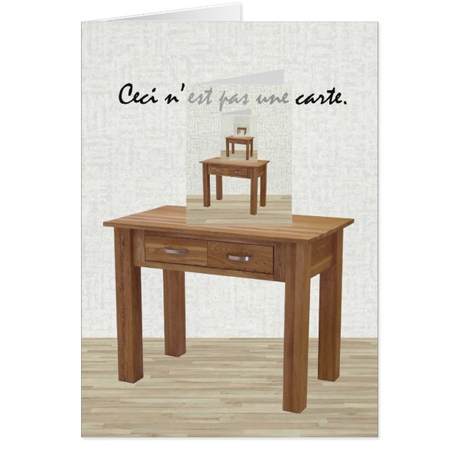 Ceci N'est Pas Une Carte (Front)