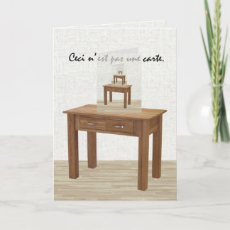 Ceci n'est pas une carte card