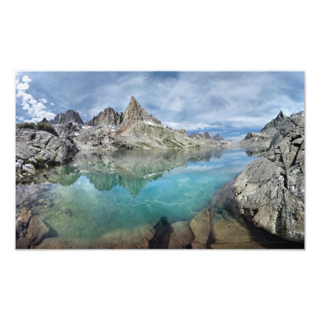 Cecile Lake / Minarets - Ansel Adams Wilderness Photo Print (Front)