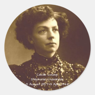 Cécile Louise Stéphanie Chaminade Classic Round Sticker