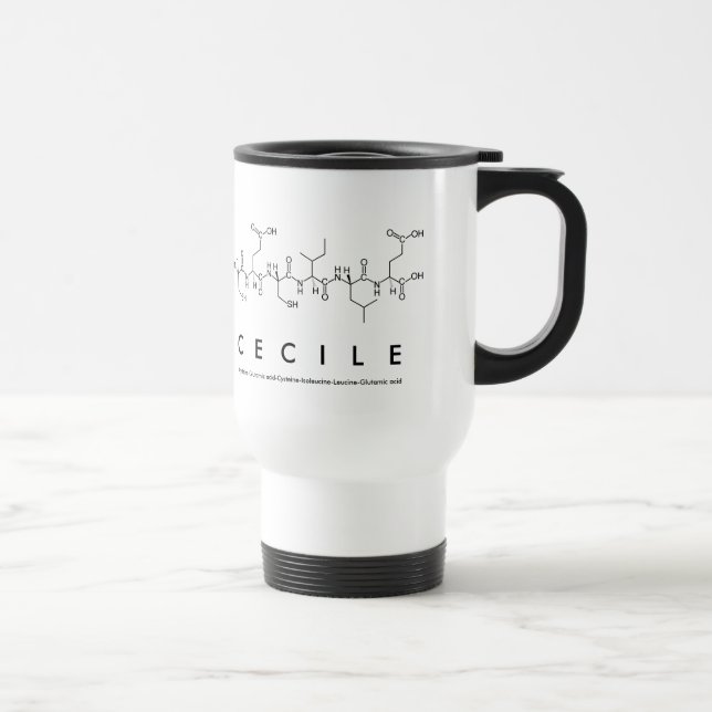 Cecile peptide name mug (Right)